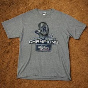 New York Yankees Subway Series Champions Shirt XL 2000 World Series Lee VTG